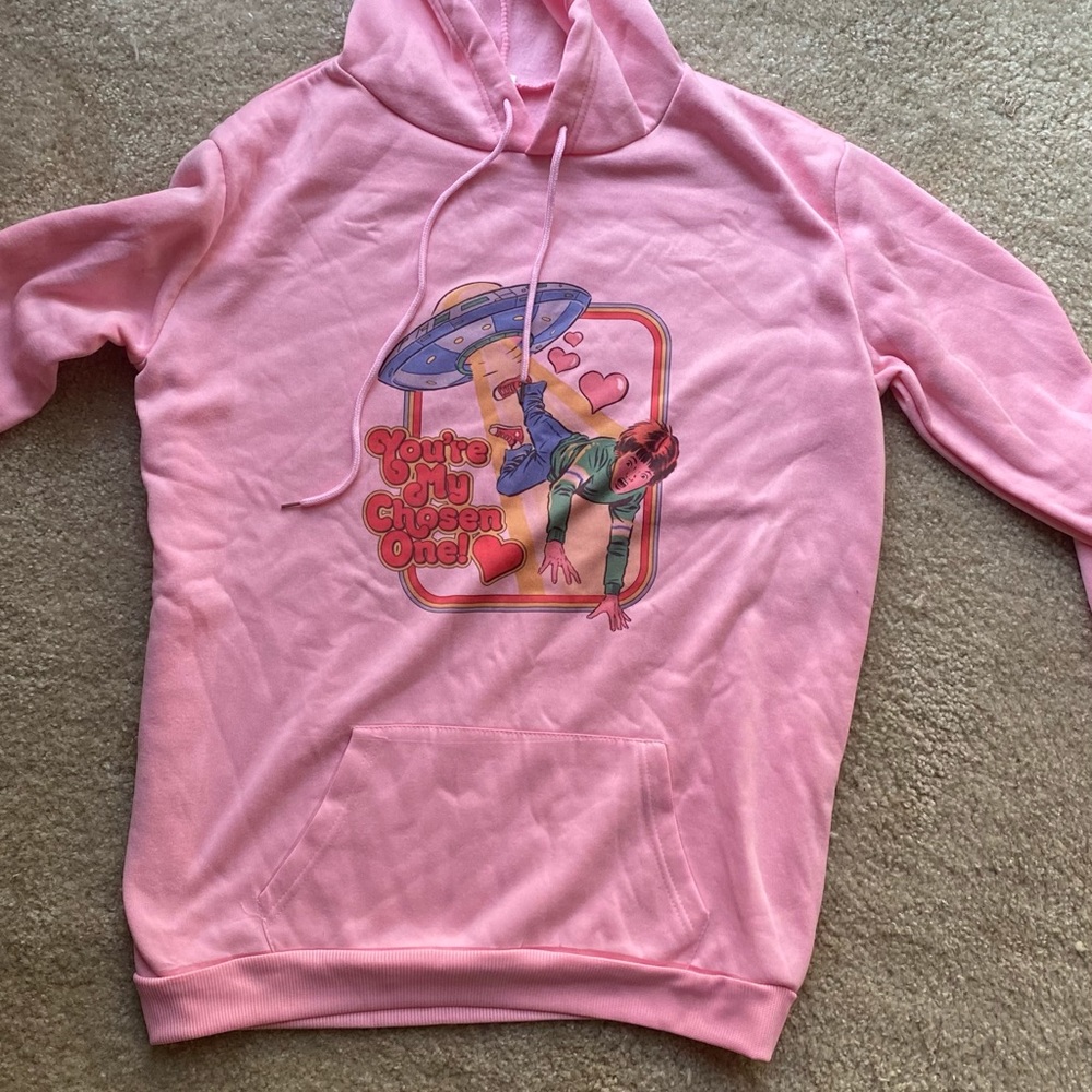 Pink Sweatshirt / Hoodie " Chosen One" W L / M M